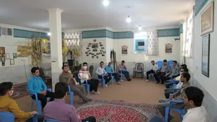 جلسه مسئولین سرمایه انسانی و تعلیم و تربیت پایگاه&zwnj;های مقاومت حوزه فجر ناحیه مرکزی یزد