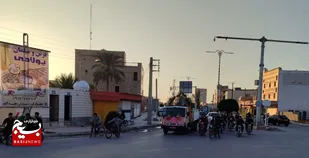 حرکت کاروان شادی در سطح شهر اهرم برگزار شد