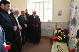 اولین سالگرد شهادت پاسدار مدافع امنیت شهید وجیه الله آذرنگ برگزار شد