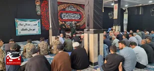 آئین افتتاحیه هیئت رزمندگان اسلام در باغملک برگزار شد