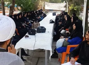 پانزدهمین دوره پیاده&zwnj;روی خواهران بسیجی ادارات همدان