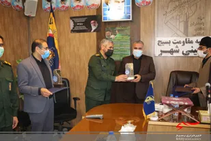 تقدیر سپاه خمینی شهر از فرماندار شهرستان خمینی شهر
