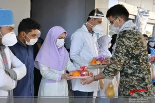 تجلیل از مدافعان سلامت بمناسبت روز پرستار در عجب شیر