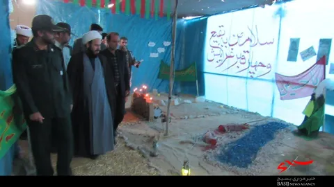 نمایشگاه دفاع مقدس در درگز افتتاح شد