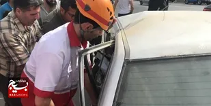 امدادرسانی به ۱۱ حادثه دیده در تصادف زنجیره&zwnj;ای جاده نمین به آستارا