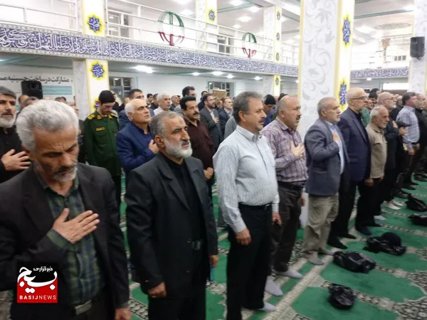 مراسم شهید حق بین