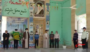 عطر پرچم علی ابن موسی الرضا &laquo;ع&raquo; در شهرستان دیلم پیچید