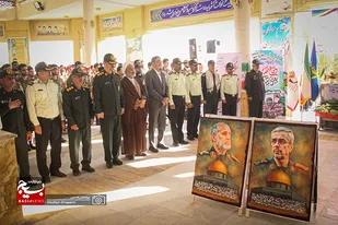 آیین غبارروبی و عطرافشانی قبور شهدا در برازجان برگزار شد