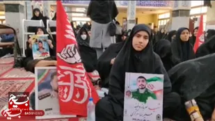 دوربین شهروند خبرنگار  در مراسم چهلمین روز تدفین رهبر شهید