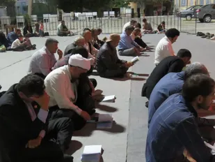 مراسم پر فیض دعای کمیل در آستان مقدس بی بی سکینه صفادشت