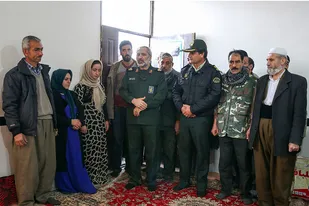 اولین اسکان دائمی خانواده های روستای کوئیک عزیز سرپل ذهاب به بهره برداری رسید