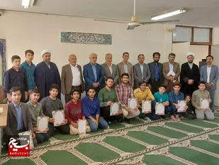 از دانش آموزان نخبه قرآنی باغملک تجلیل شد