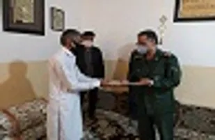 دیدار با خانواده شهیده نارویی در چابهار