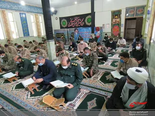 برگزاری محفل انس با قرآن کریم  در سپاه ناحیه سنقر
