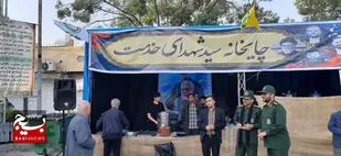 استقرار موکب های شهدای خدمت در قوچان+عکس