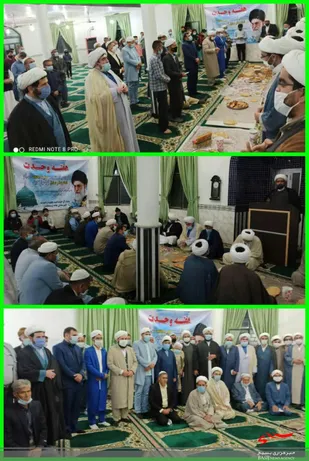 نشست صمیمی جمعی از علماشیعه و سنی در دهستان شیرین سو مانه وسملقان