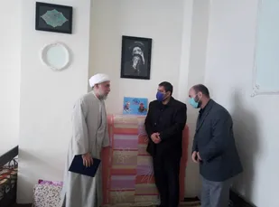 از خانواده شهید مدافع حرم و ورزشکار رشته باستانی سرکشی به عمل آمد