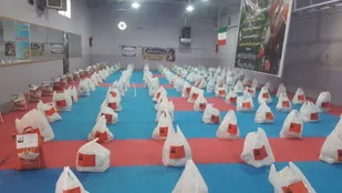 خواهران بسیجی شاهرود ۴۰۰ بسته معیشتی توزیع کردند