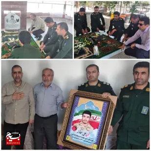 دیدار با خانواده گرانقدر شهید علی سلمانوند در باغملک