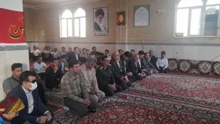 بازدید میدانی فرمانده سپاه ناحیه ایوان از محله مسکن مهر
