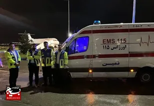 فرود اضطراری فوکر۱۰۰ هواپیمایی ایران ایر در فرودگاه اردبیل