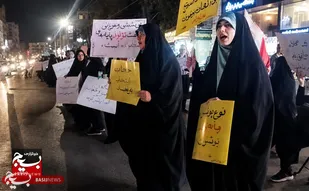 زنجیره عفاف و حجاب در منطقه زیتون کارمندی اهواز