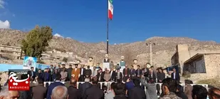 از تندیس شهدای شهرستان دزپارت رونمایی شد