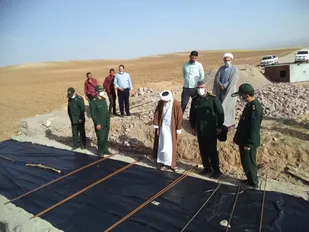 بازدید جانشین فرمانده سپاه زنجان از پروژه احداث راه خیرآباد-مسنلو شهرستان ماهنشان
