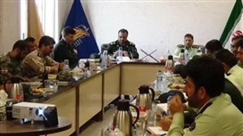 جلسه تقویت و گسترش تعاملات ناحیه مقاومت بسیج سپاه حر مشهد، ناجا و دستگاه قضا برگزار شد