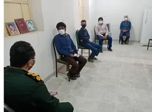 جلسه قرارگاه تحول محلات شهیدصیادشیرازی روستای پای تاوه بستک