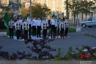 ترنم گروه های سرود به مناسبت امام حسن(ع) در تبریز