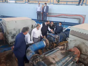 بازدید مدیرکل دفتر نظارت بر بهره برداری آب شرکت مهندسی آب و فاضلاب کشور از پروژه های آبی کهگیلویه و بویراحمد