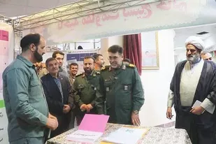 افتتاح نمایشگاه جوانی جمعیت با حضور فرمانده سپاه الغدیر استان یزد