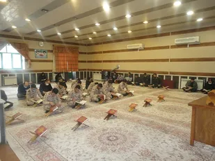 برگزاری محفل انس با قرآن دهه آخر ماه مبارک رمضان در سپاه تبریز&lrm;