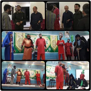 هنرمندان پیشوایی در تب و تاب تمرین نمایش اسیران عشق