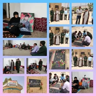 دیدار و سرکشی از خانواده شهید ورزشکار و جاویدالاثر "نعمت&zwnj;اله جابری"