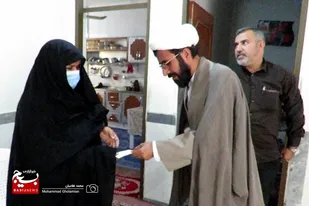 دیدار با سه خانواده شهید در شهرستان کنگان