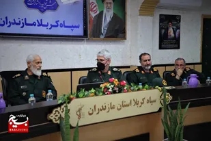 جلسه قرارگاه رسالت پاسداری سپاه استان های شمالي کشور