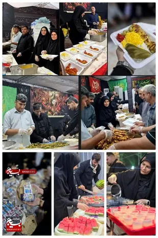 حضور جهادی بسیج دانشجویی مرکز آموزش عالی حضرت خدیجه دزفول در موکب دانشگاه فرهنگیان خوزستان