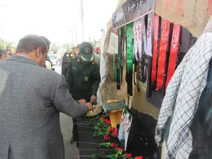 برگزاری مراسم سومین سالگرد شهادت حاج قاسم سلیمانی درناحیه کهنوج