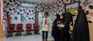 تجلیل بسیجیان جیرفت از پرستاران