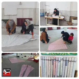 دوخت ۲۰۰ قواره چادر نماز برای دانش آموزان دختر در مناطق کم برخودار