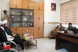 دیدار مسئول نمایندگی ولی فقیه در سپاه انصارالحسین(ع) و رئیس تخصصی اقشار بسیج استان همدان