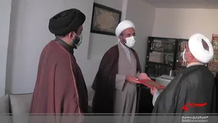دیدارحجت الاسلام والمسلمین زحمت کش با امام جمعه شهر پیش قلعه