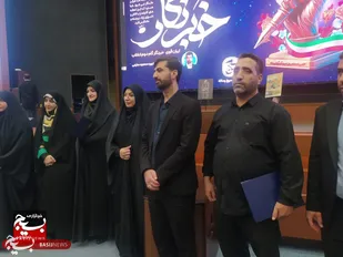 تجلیل از رئیس سازمان بسیج رسانه استان قم در همایش روز خبرنگار