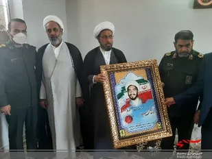 دیدار فرمانده سپاه ثارالله از خانواده شهدای روحانی رفسنجان