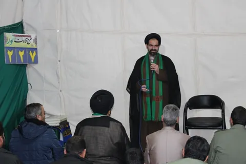 بازدید نظارتی از حوزه مقاومت بسیج امام حسین(ع)ندوشن