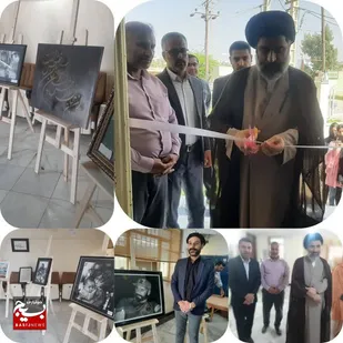برپایی نمایشگاه هنری خط و خیال در هندیجان