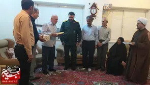 تجدید میثاق با آرمان‌های شهدا در دیدار با خانواده شهید ندیم‌زاده