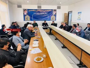 برنامه های بسیج ادارات و کارمندان استان در دهه مقاومت/ فرمانده جدید حوزه کارمندی استانداری کهگیلویه و بویراحمد معارفه شد